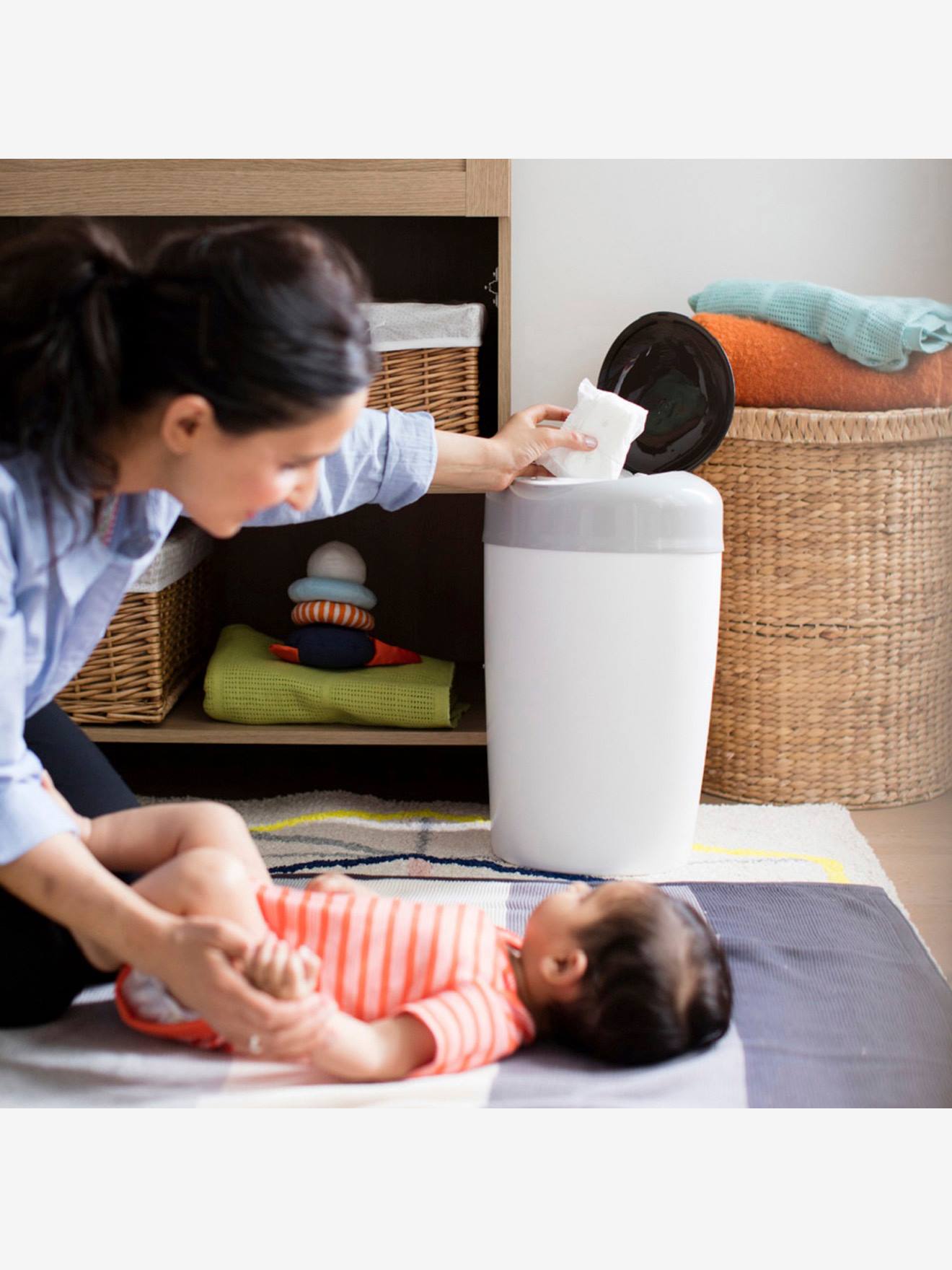 Refis Simplee x 6 TOMMEE TIPPEE Cinza Escuro Liso