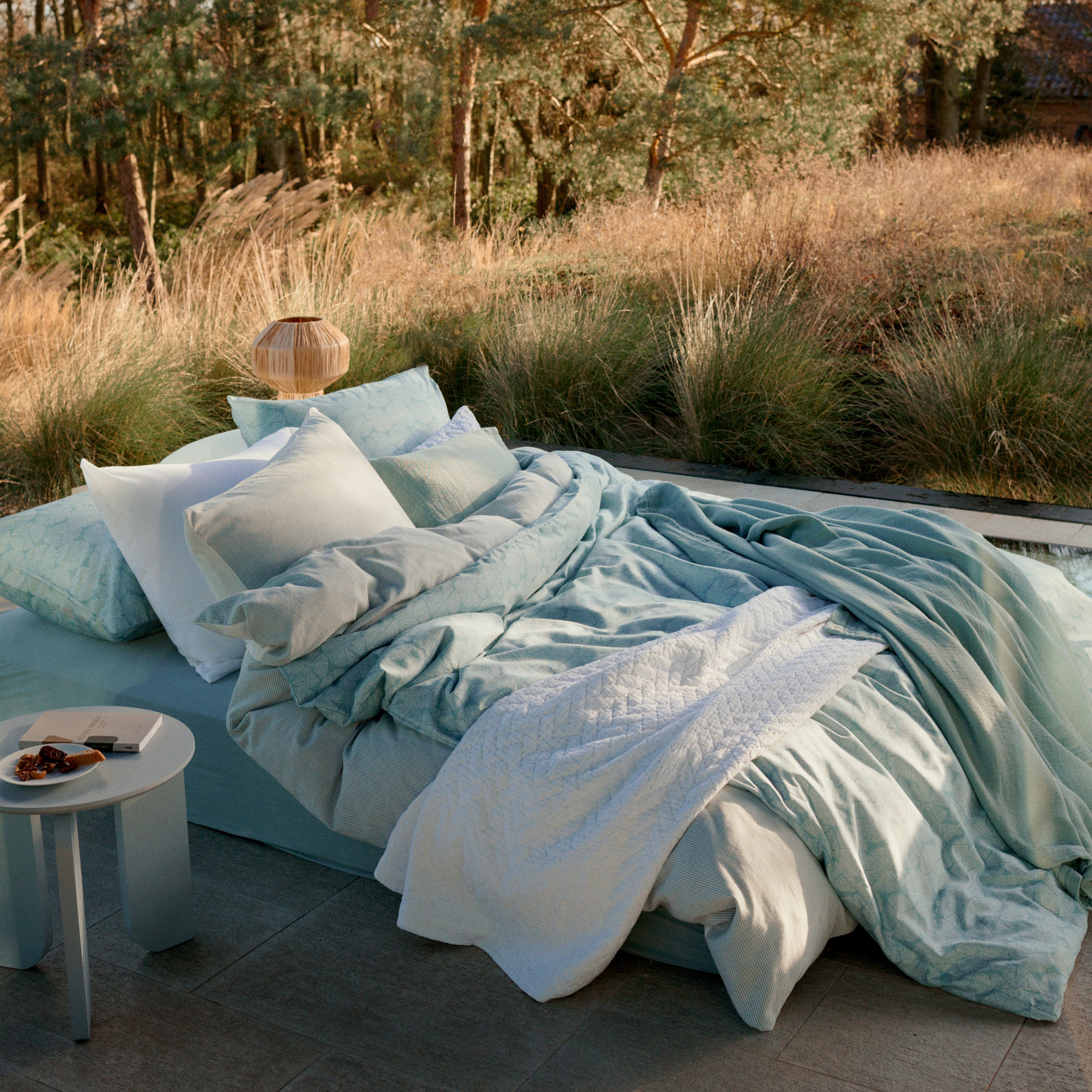 Vandyck Pure Dekbedovertrek 240x200/220 cm - Powder Blue