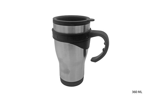 MUG ISOTHERME DOUBLE PAROI INOX PP 400ML