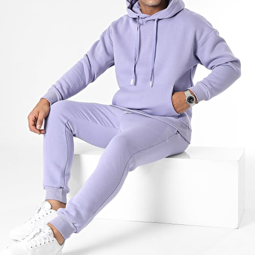 Ensemble Sweat Capuche Et Pantalon Jogging Lilas