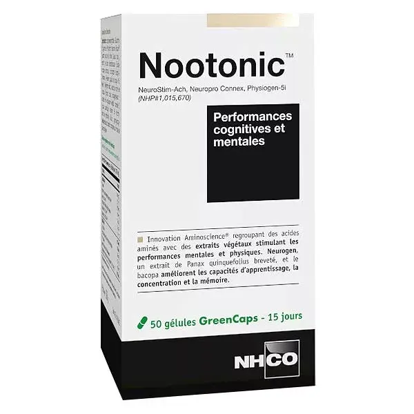 NHCO Nootônico 50 cápsulas