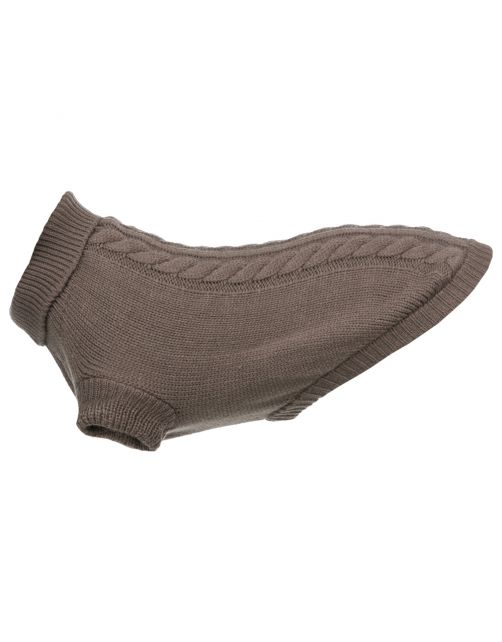 Trixie Trui Kenton Taupe - Hondenkleding