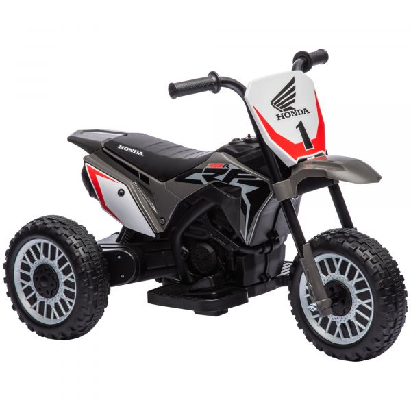 HomCom Mota Elétrica com Licença Honda CRF450RL 6V Cinza