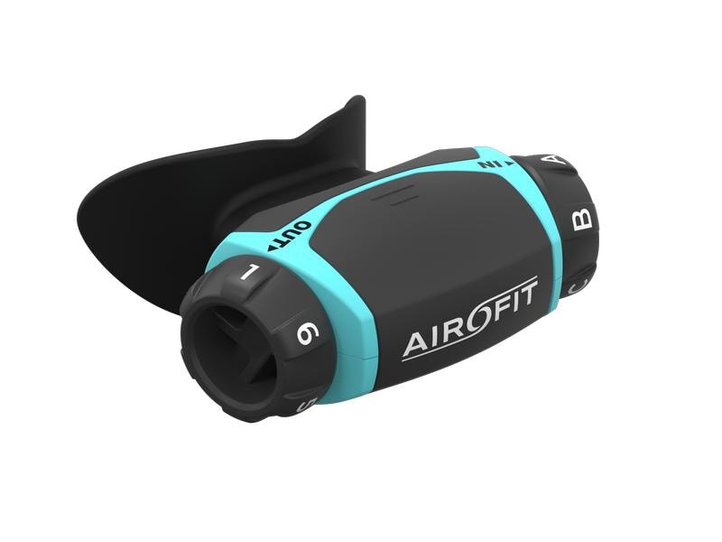 AIROFIT Atemtrainer Active, Schwarz/Türiks Atemtrainer