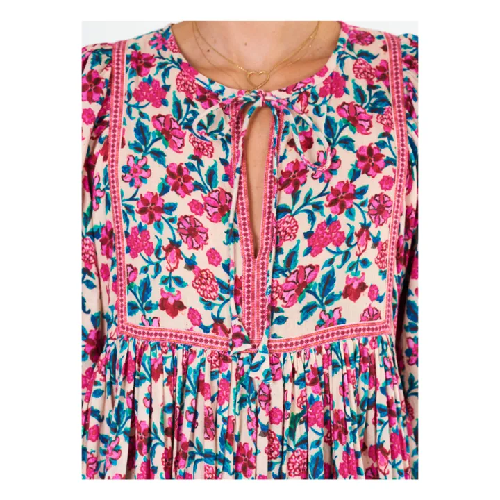 M.A.B.E. Robe Longue Imprimée | Rose