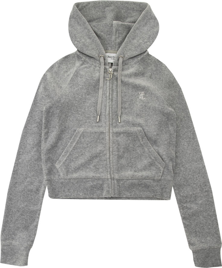 Juicy Couture MADISON HOODIE Silver marl