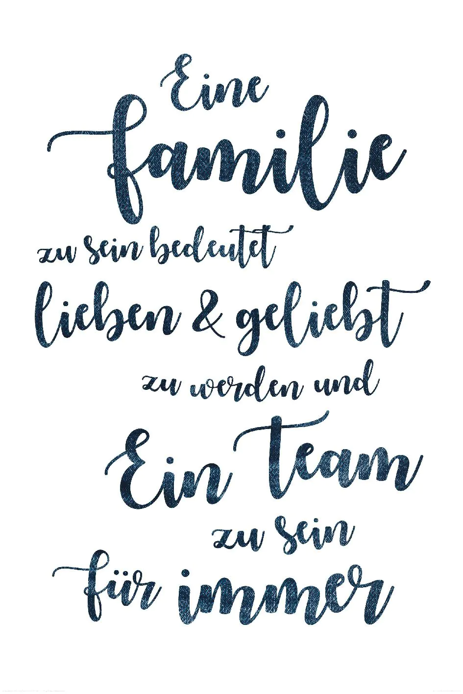Poster Ein Team, 61 x 91 cm