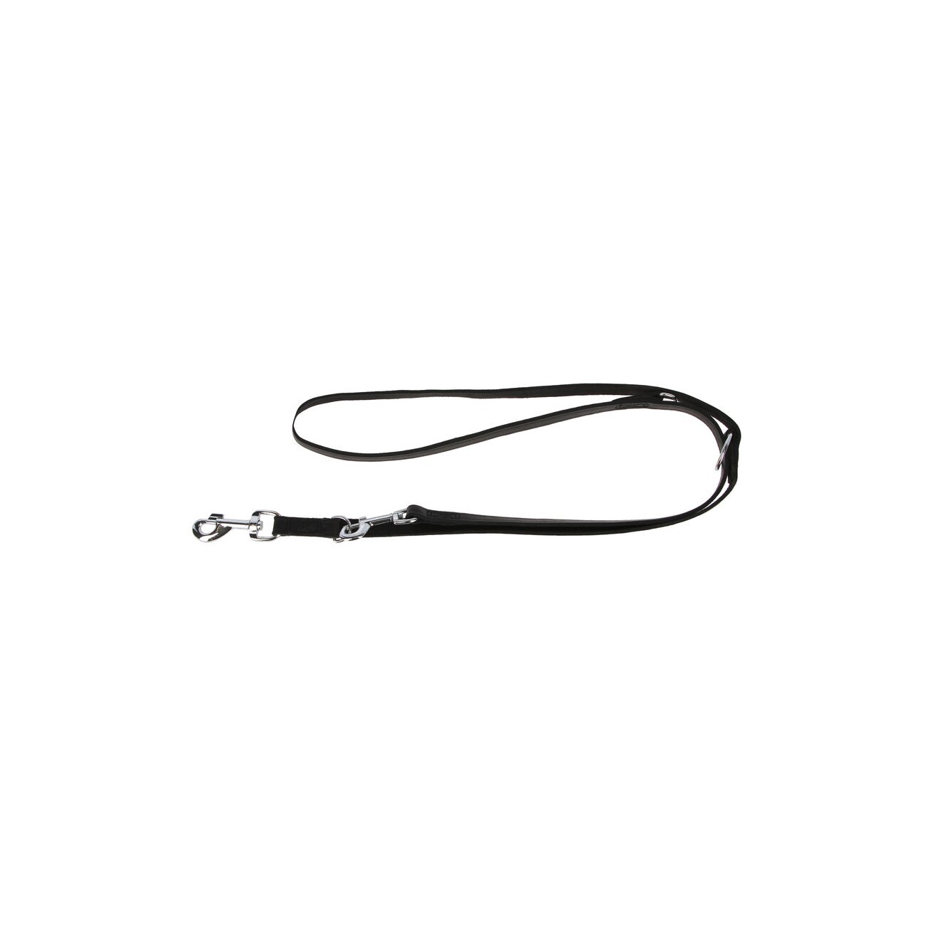 Kerbl VEGAS Führleine schwarz, ausschnallbar 22 mm 240 cm