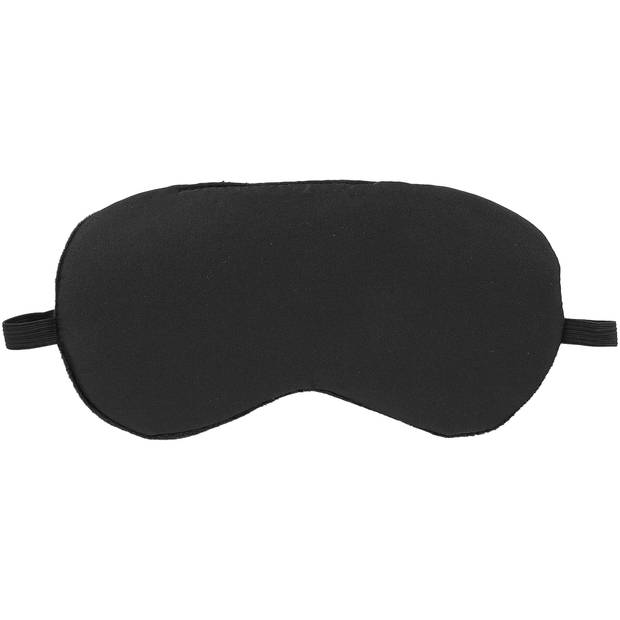 Oogmasker satijn zwart