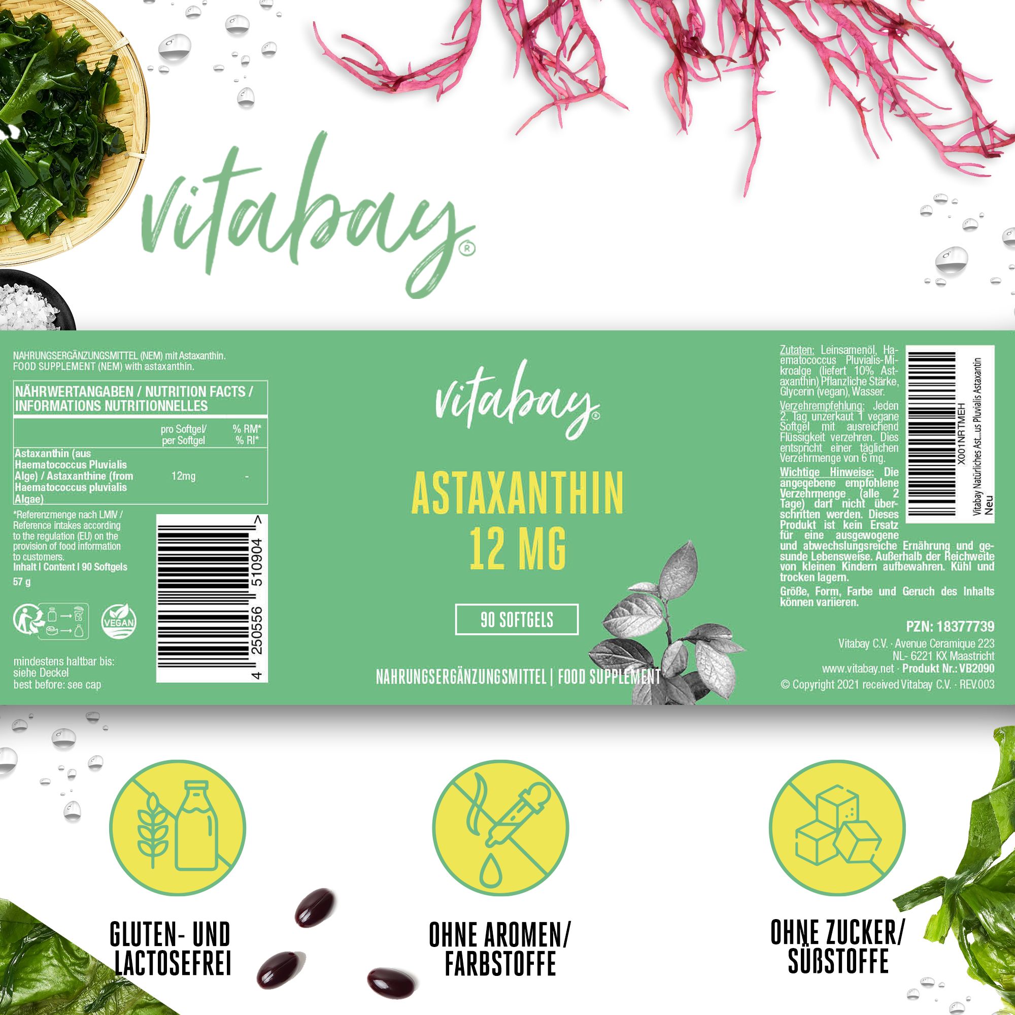 Vitabay Astaxanthin 12 mg
