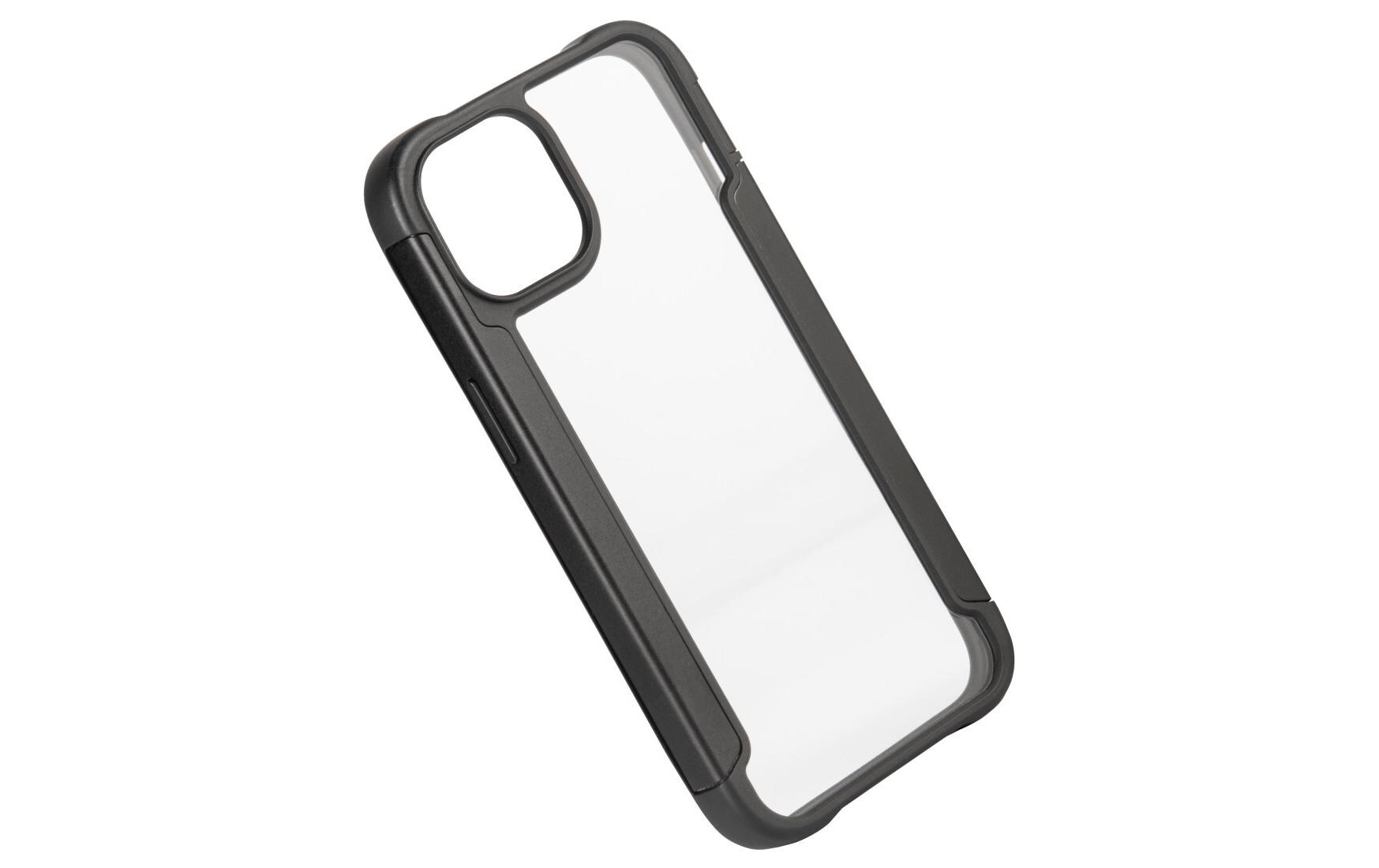 Back Cover Metallic Frame iPhone 14 PlusCover «Metallic Frame» für Apple iPhone 14 Plus, Transparent/Schwarz