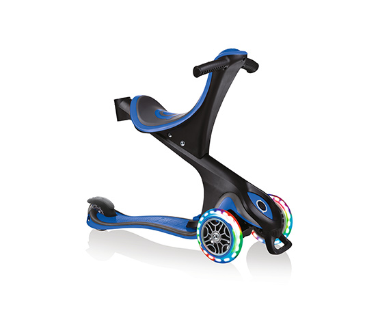 GLOBBER Roller »GO-UP COMFORT LIGHTS« mit Leuchtrollen, blau