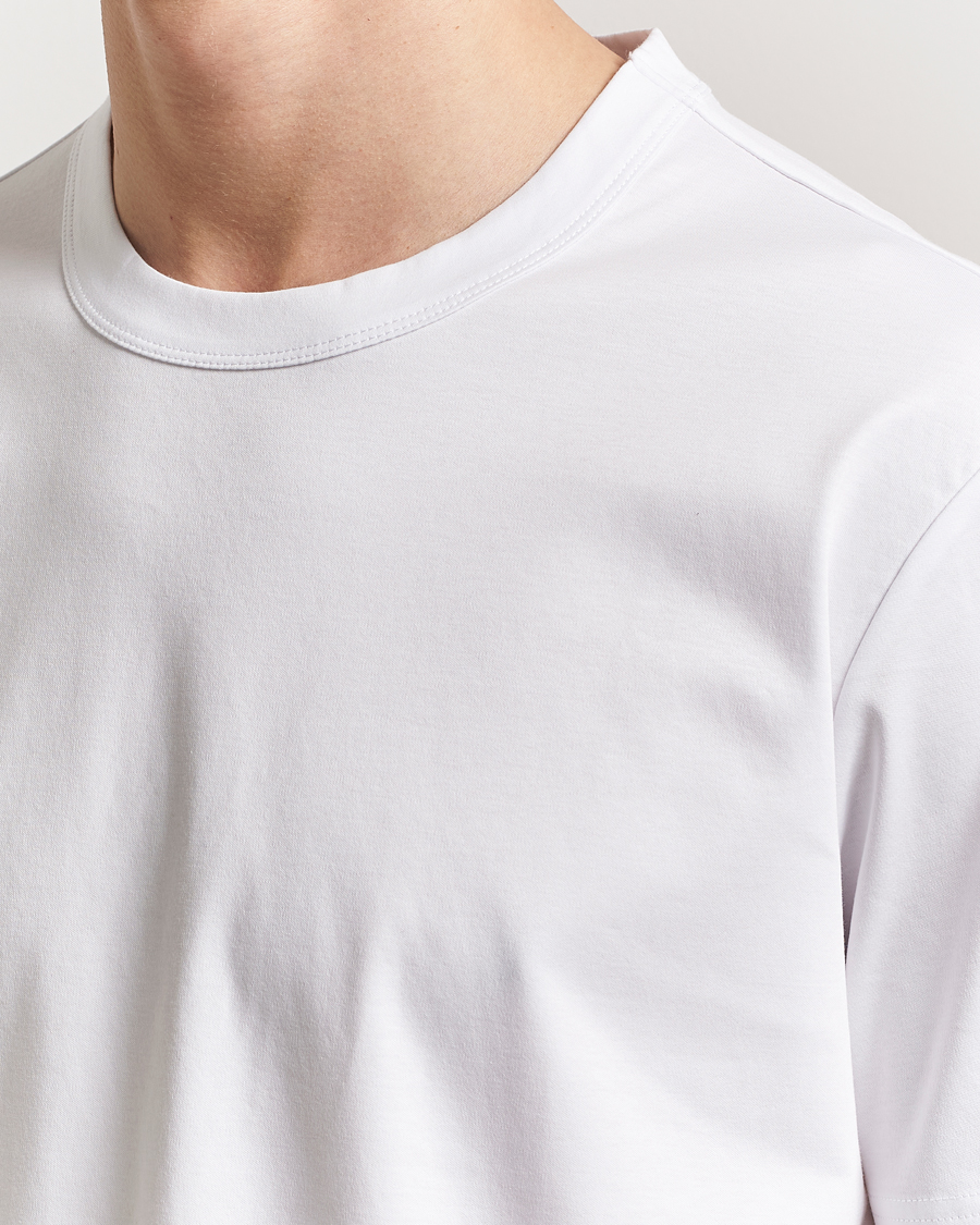 NN07 Pedro Mercerized Crew Neck T-Shirt White