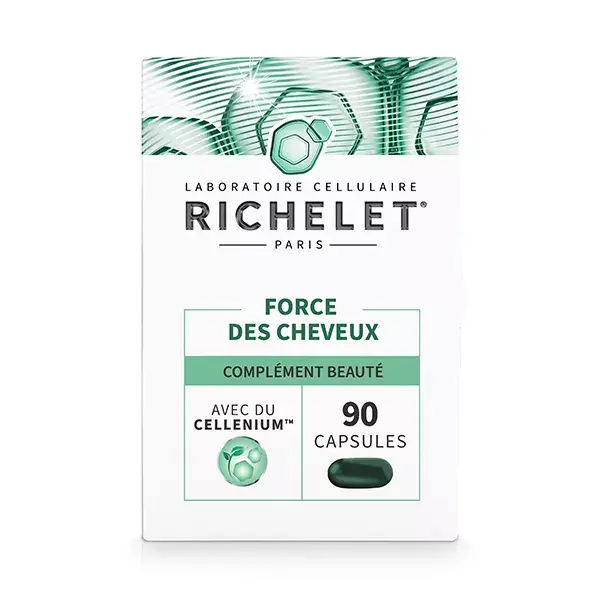 RICHELET Fortalecedor Capilar, Suplemento Alimentar para Cabelo, 90 Cápsulas