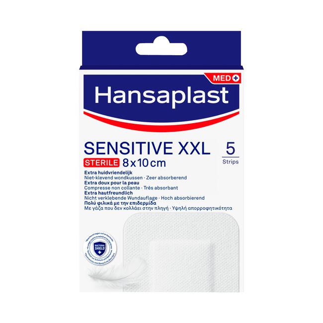 Hansaplast Sensitive XXL pleister 5 stuks