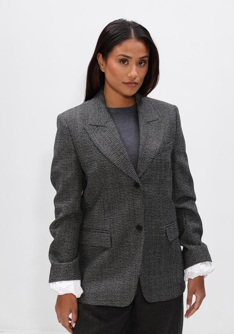 grijze dorothee schumacher blazers graphic elegance jacket