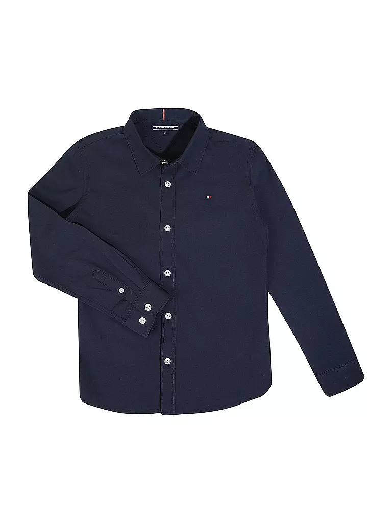 TOMMY HILFIGER Jungen Hemd Slim Fit blau