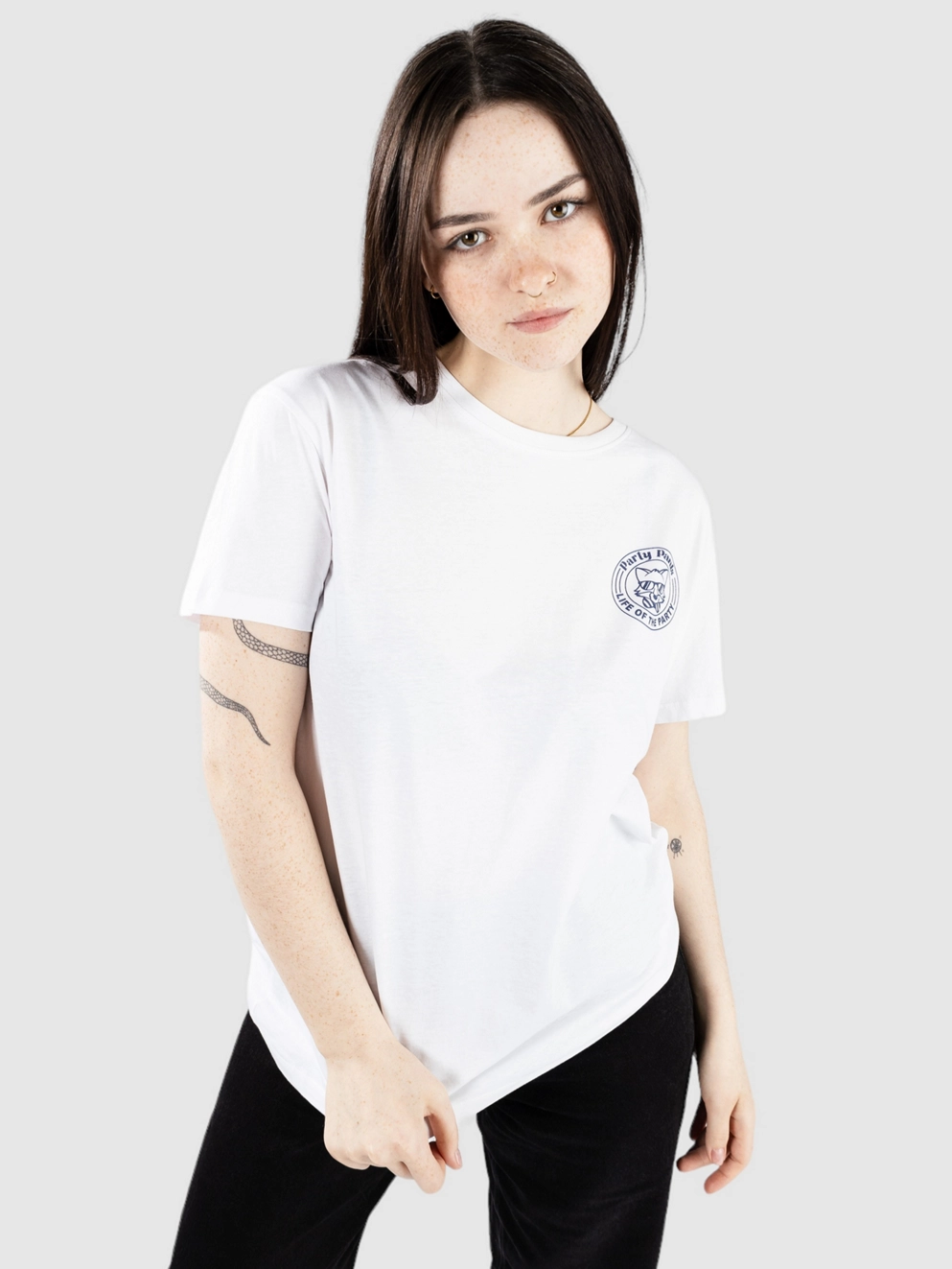 Party Pants Chug Life T-Shirt white
