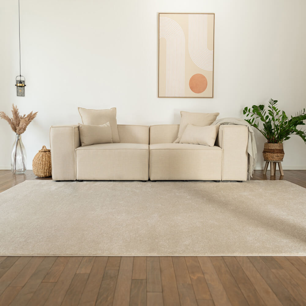 HOME DELUXE Modulaire 2-zitsbank - webstof - Beige