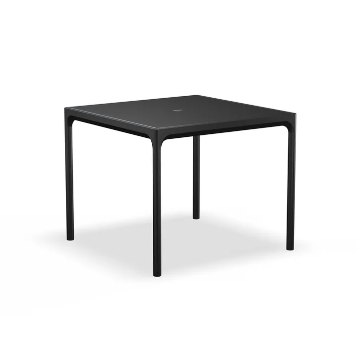 HOUE - FOUR Outdoor Tisch, 90 x 90 cm, schwarz