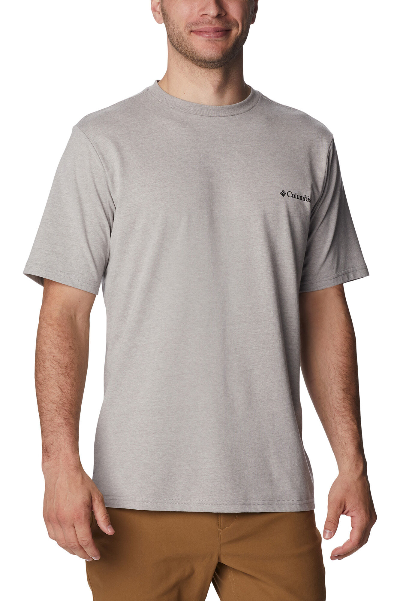 Camiseta manga corta Columbia hombre CSC Basic Logo™ - gris claro