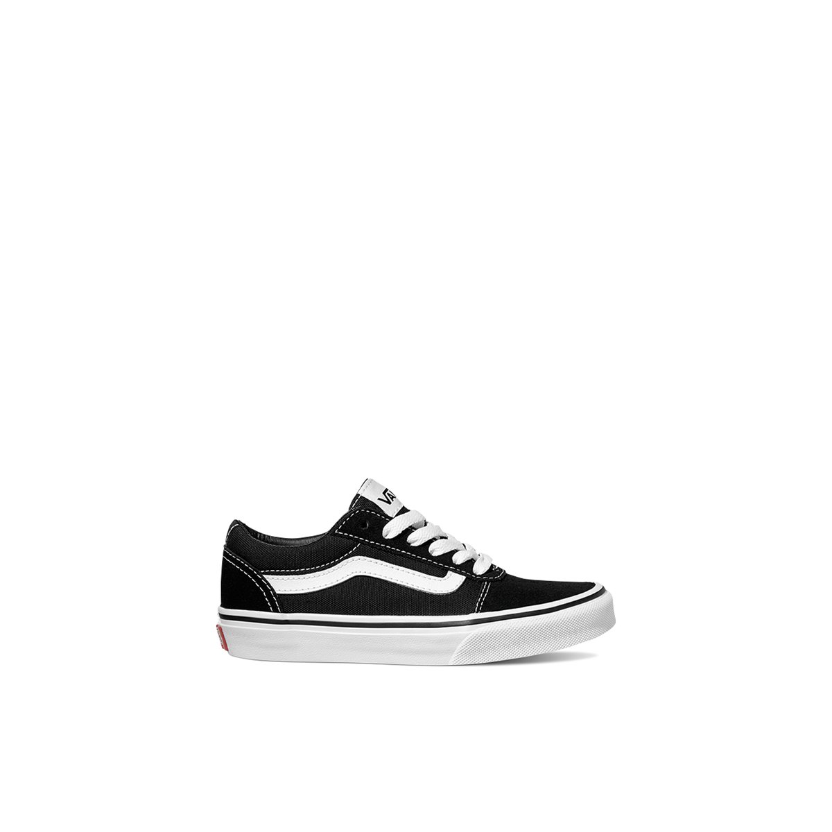 VANS-Junior Ward-Baskets de skate - Talon plat - Noir Multi