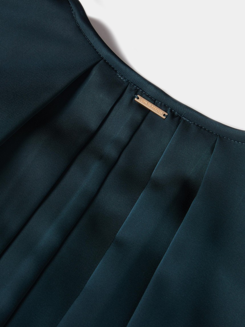Blusão bomber acetinado