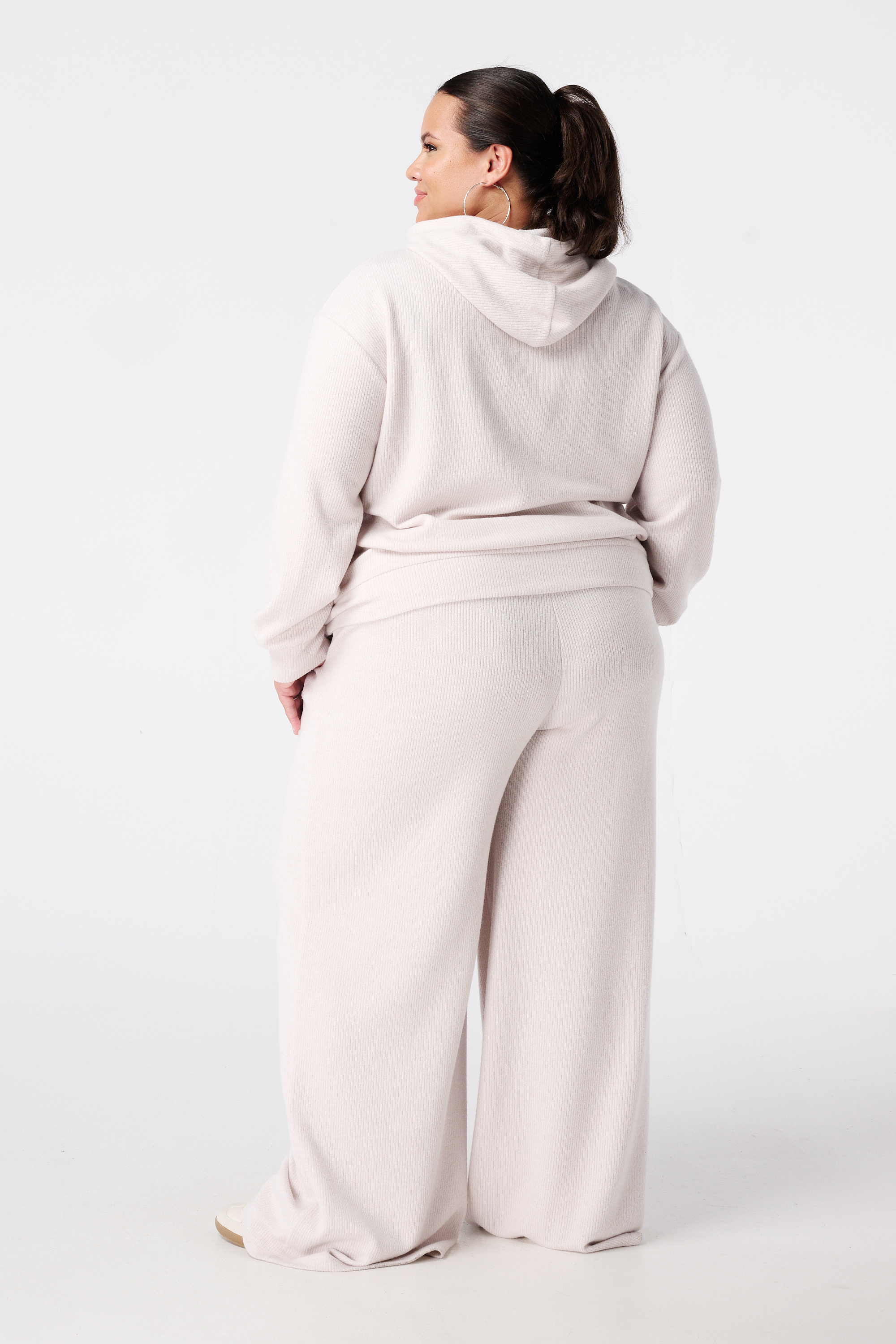 Rechte broek met elastieke taille Kit