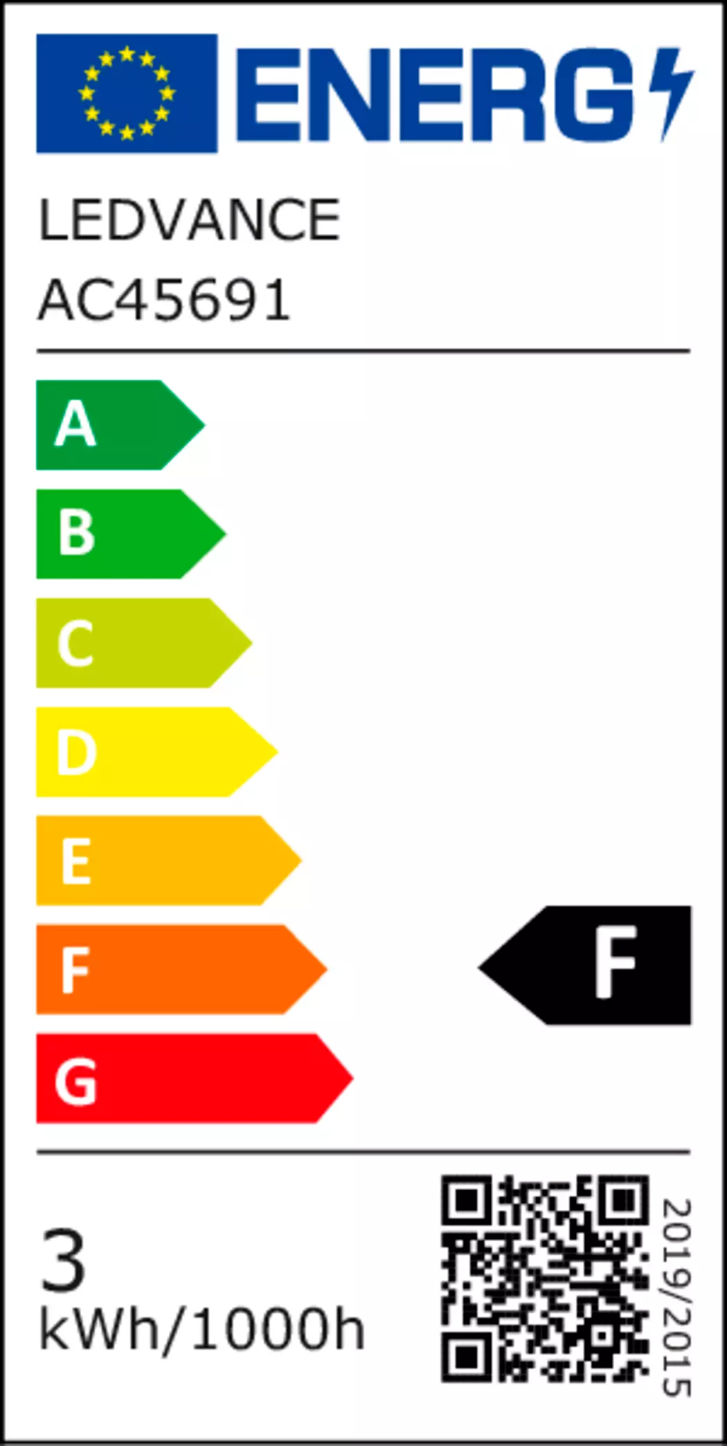LED-Strahlerform GU10/2,6 Watt/Energie F