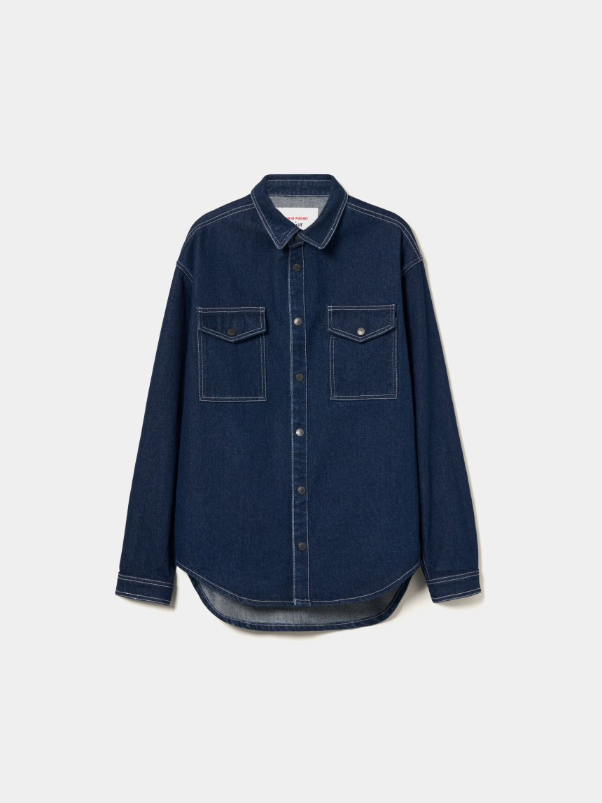 Overshirt denim Lion of Porches x Paatiff