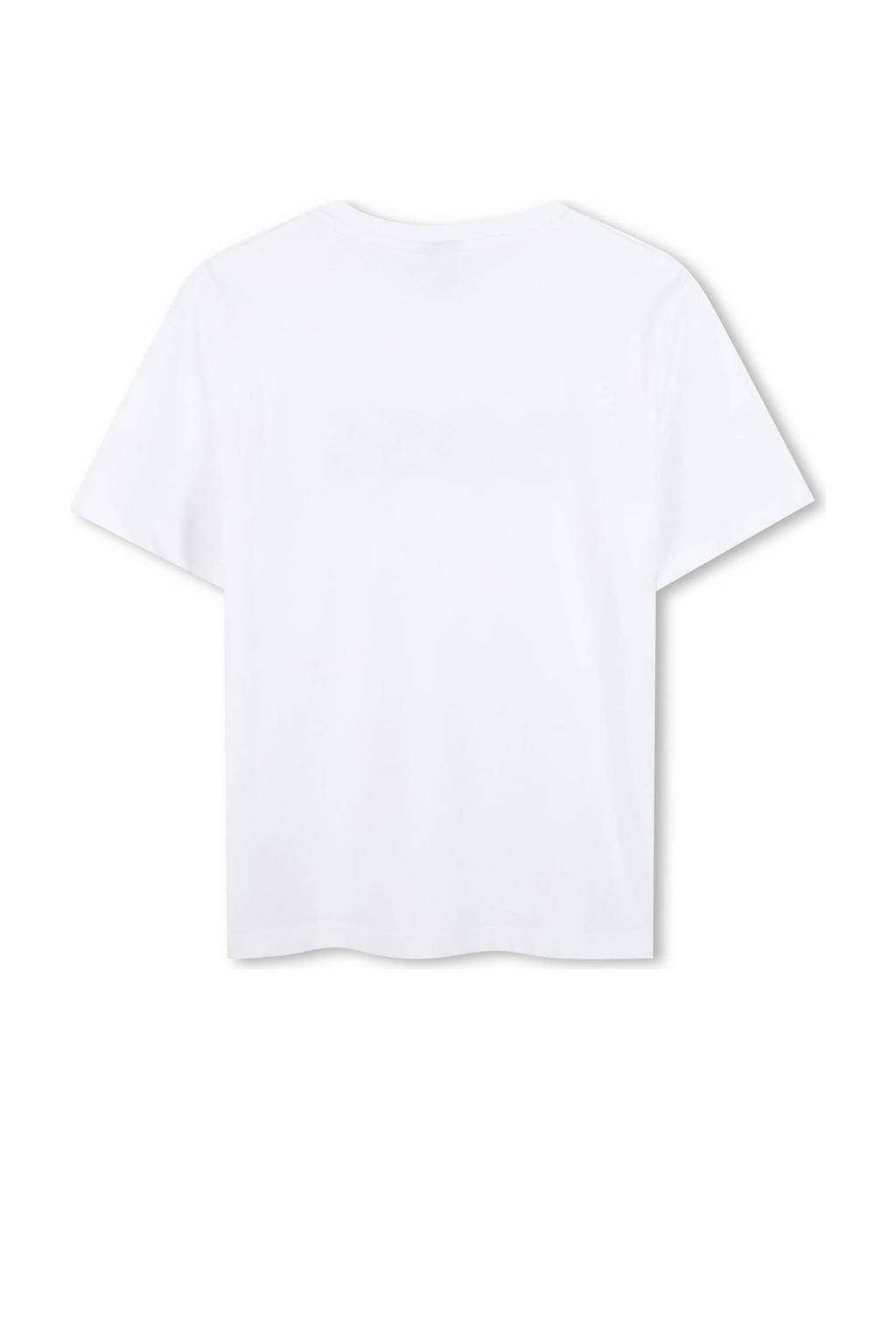 BOSS T-shirt met logo wit