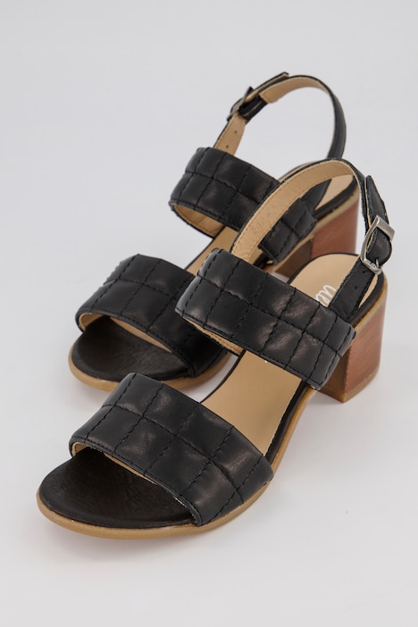 Leder-Sandaletten, Lederfutter, Weite H
