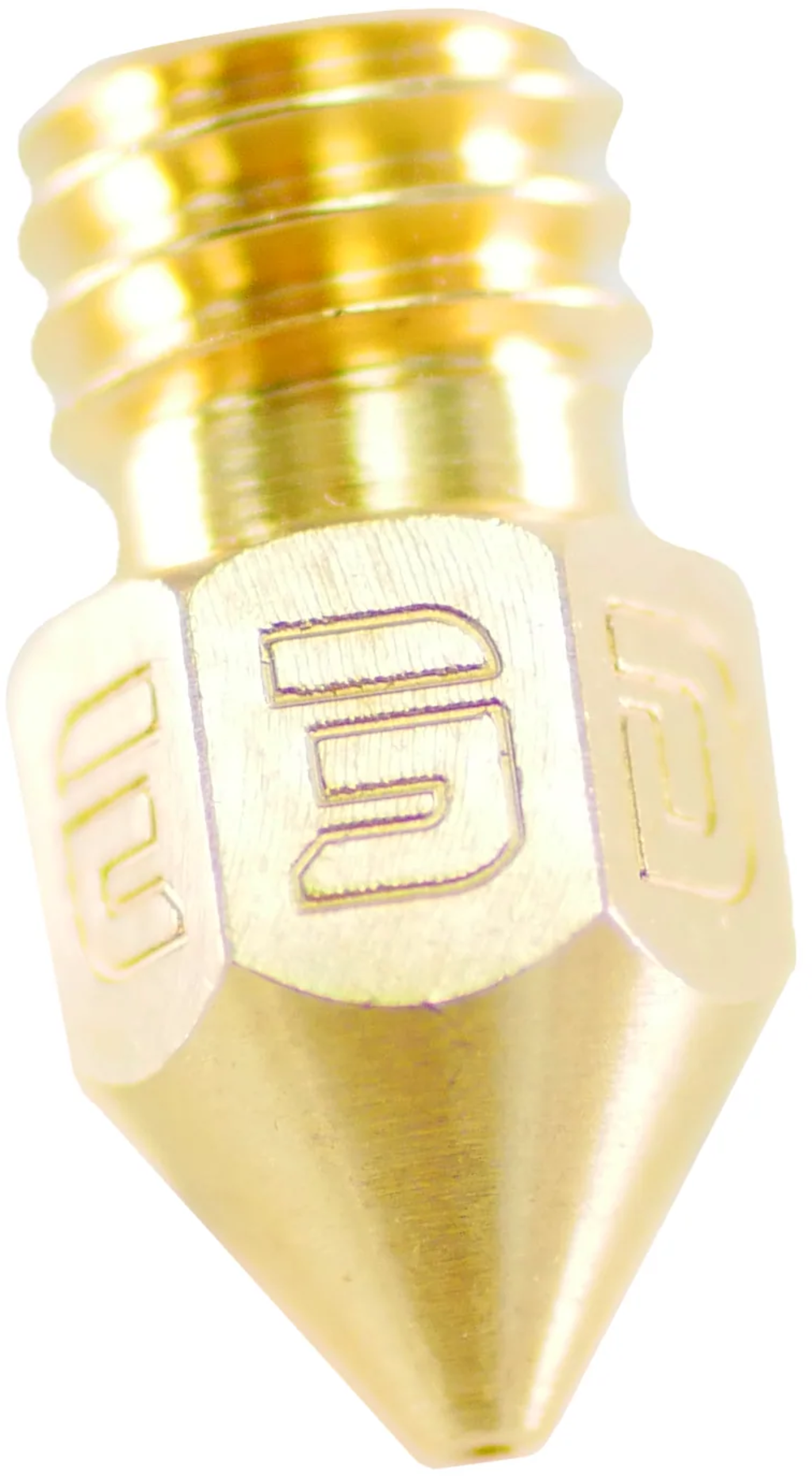 E3D  MK8 Düse Messing, 0,4 mm    Düse aus Messing mit der speziellen E3D-Innengeometrie