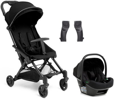 Beemoo Easy Fly 4 Trille inkl Route i-Size Babybilstol, Jet Black/Black Stone
