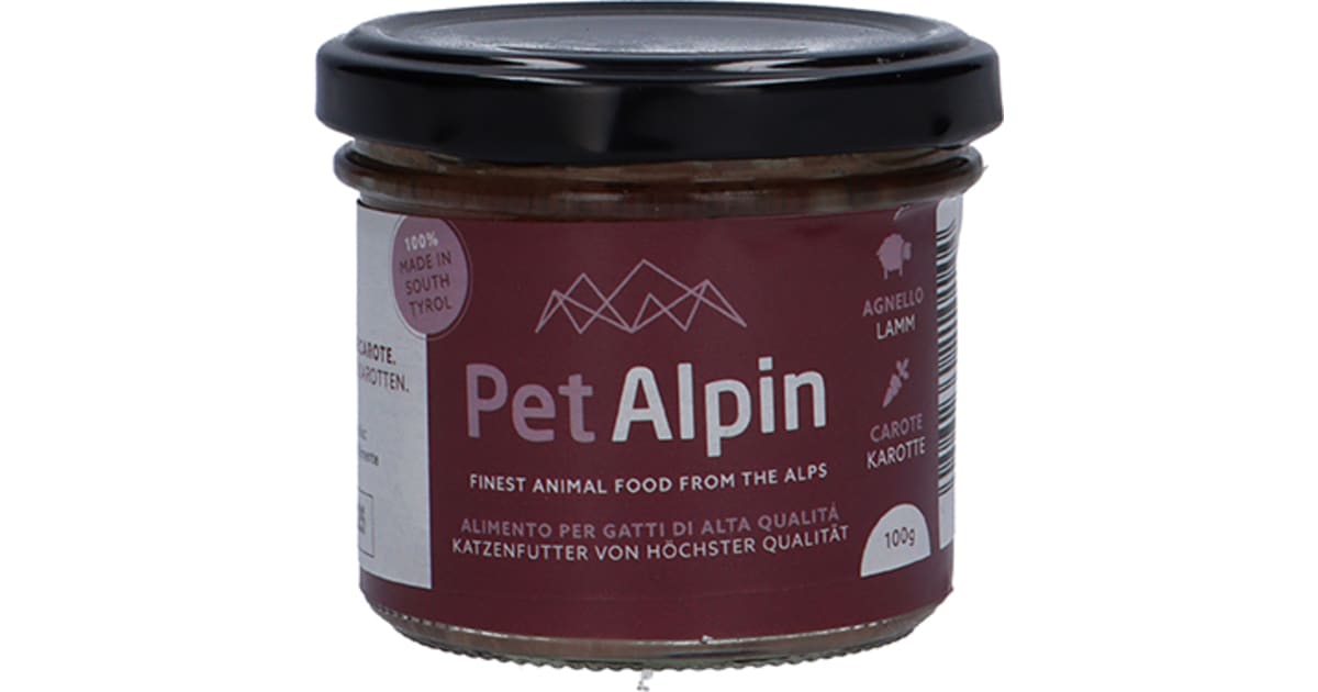 Pet Alpin Ragout Lamm/Karotte Katzenfutt.