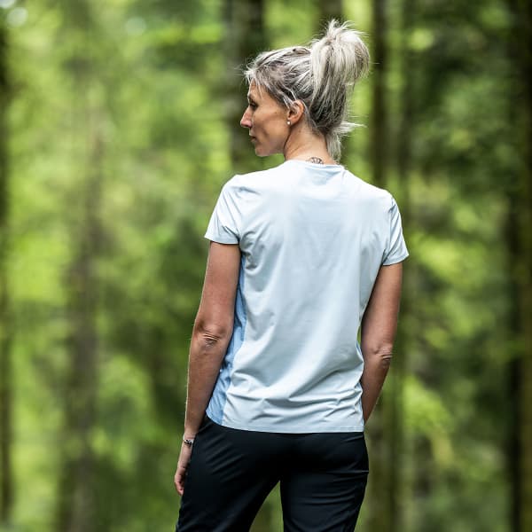 T-shirt trail AYAQ MOLVENO W T-SHIRT RANDO TRAIL BLUE ICE