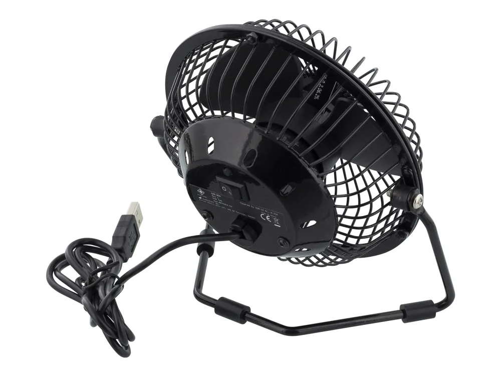 DELTACO GAM-054 - Køleventilator - på bord - USB - sort