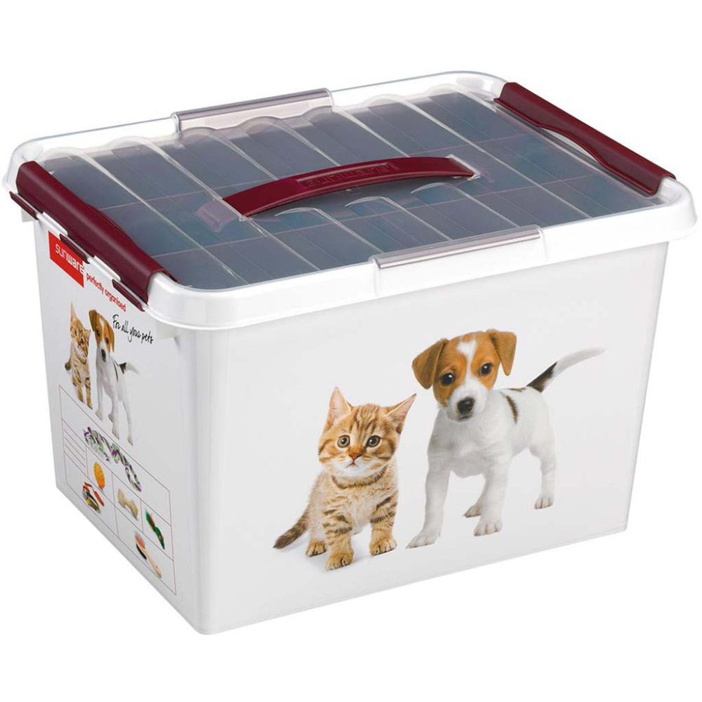 Boite q-line motif animaux 22 litres