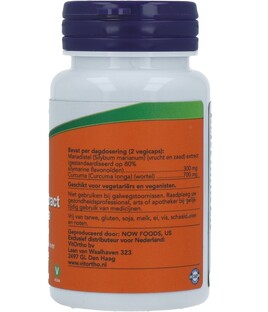 NOW Mariadistel Extract Curcuma Capsules 60CP