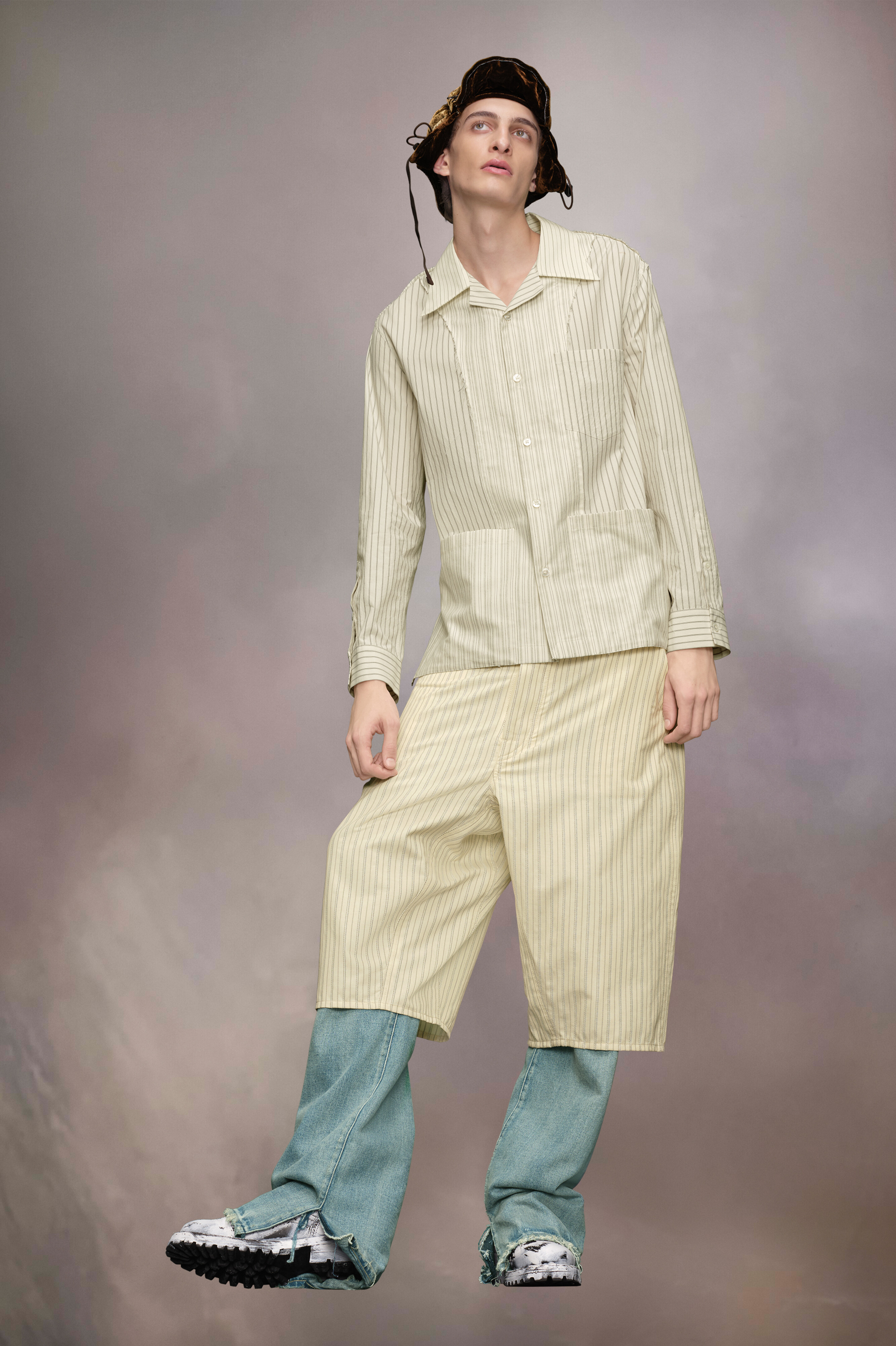Chemise à rayures