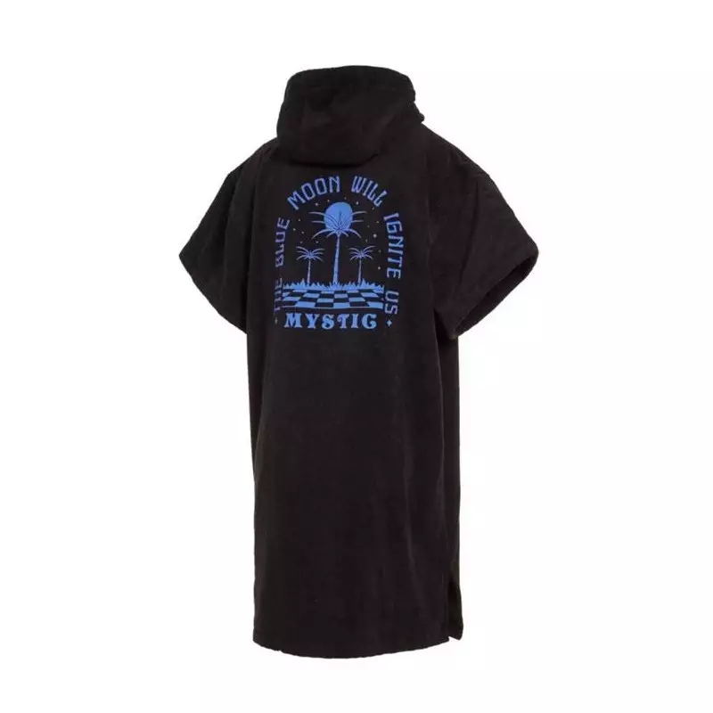 Poncho MYSTIC Velours Artwork Black