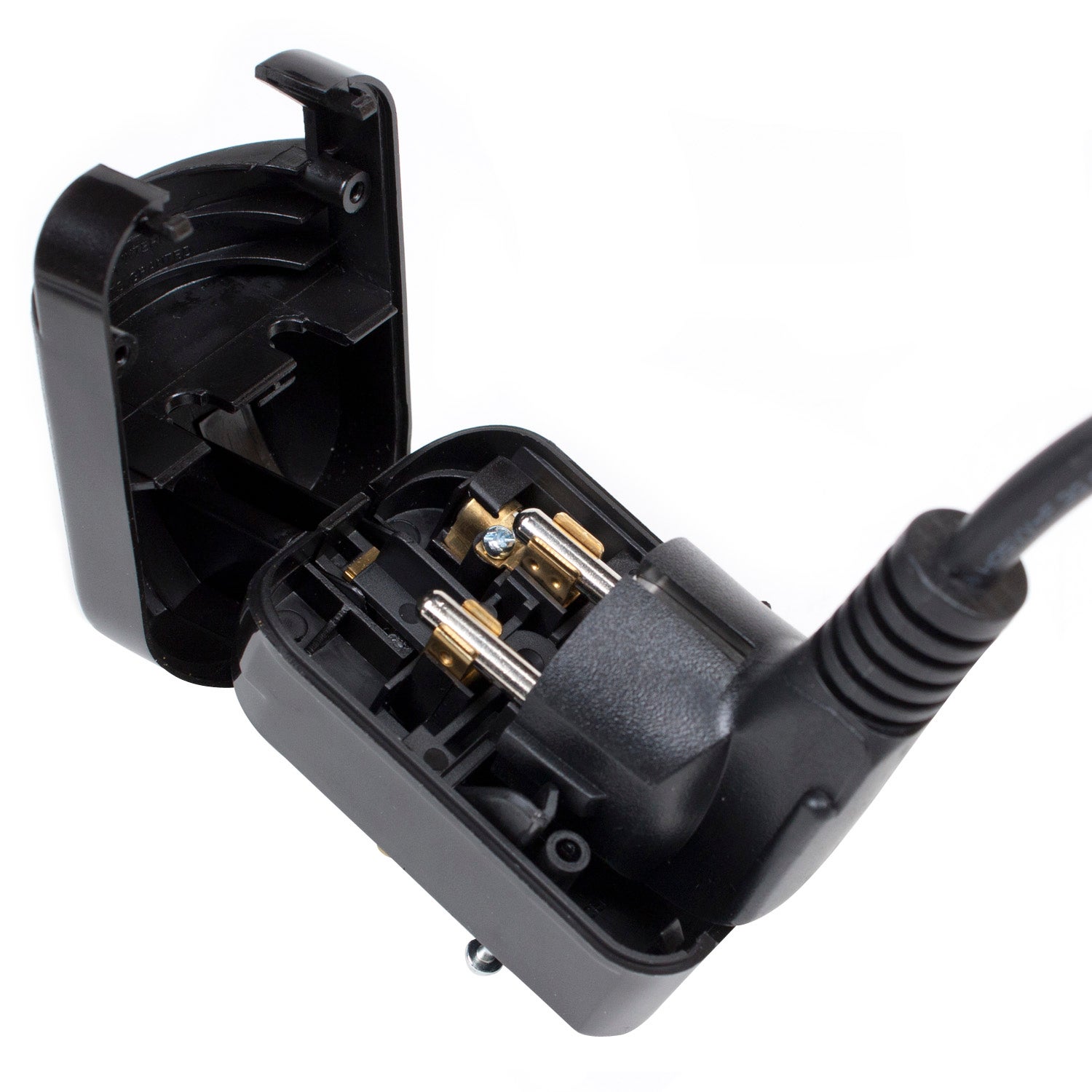 Powerconnections SCP3 Schuko naar UK verloopadapter