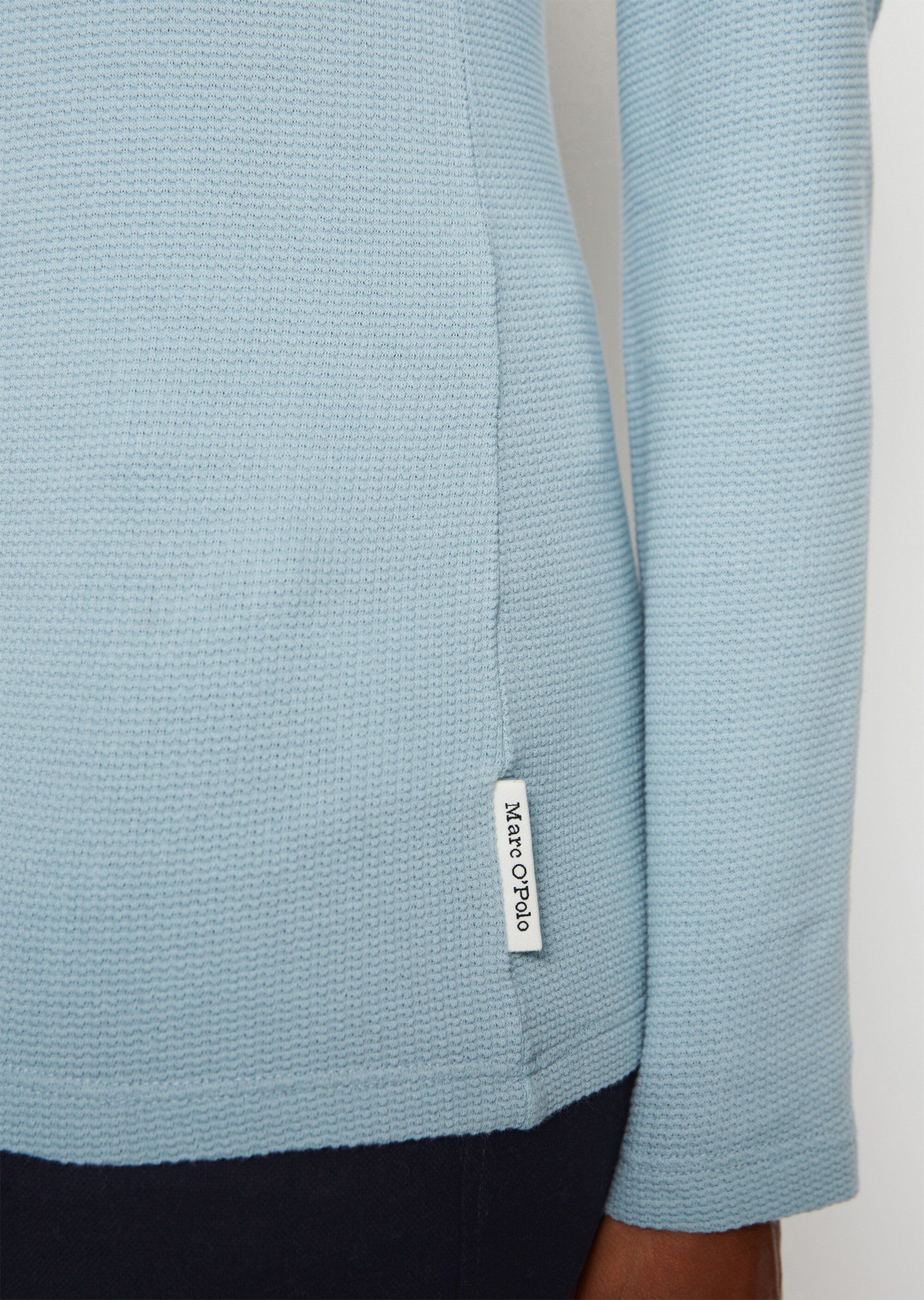 Struktur-Longsleeve regularaus Organic Cotton