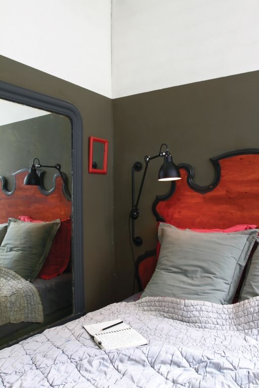 DCW éditions Lampe Gras N210 wandlamp zwart met koper