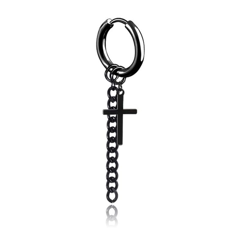 Prushia - Cross Huggie Oorbel