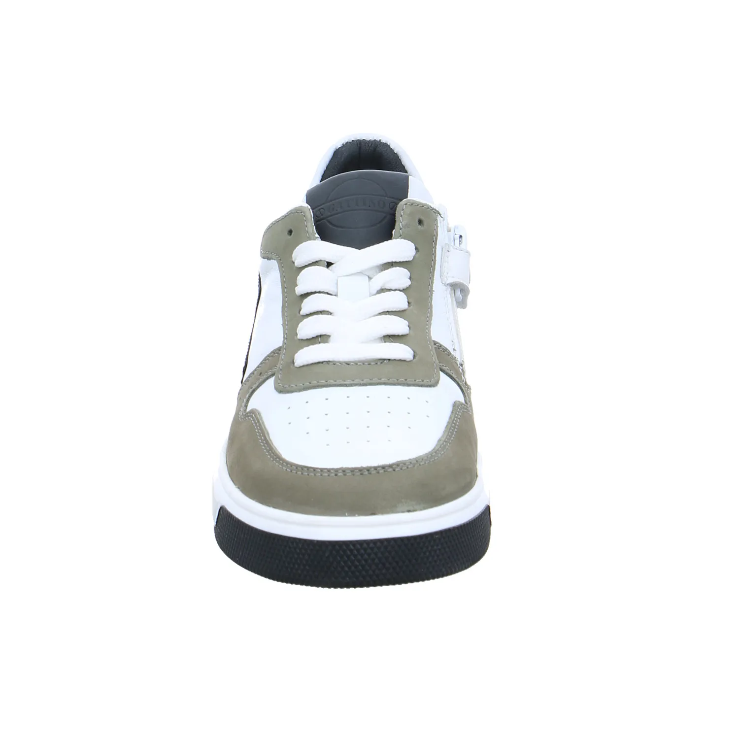 GATTINO Jungen-Halbschuh Binder Olive Leder  Sneaker