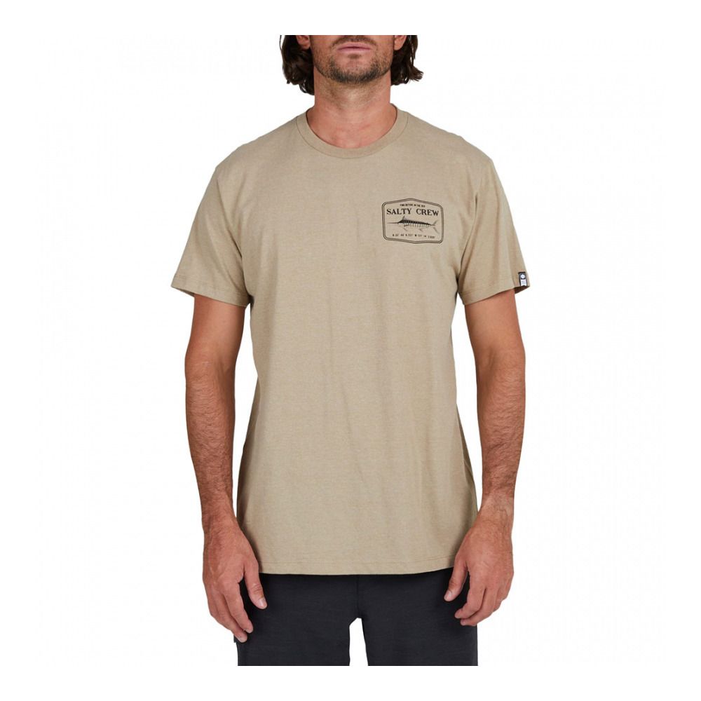 Salty Crew STEALTH - Tee-shirt Homme khaki heather