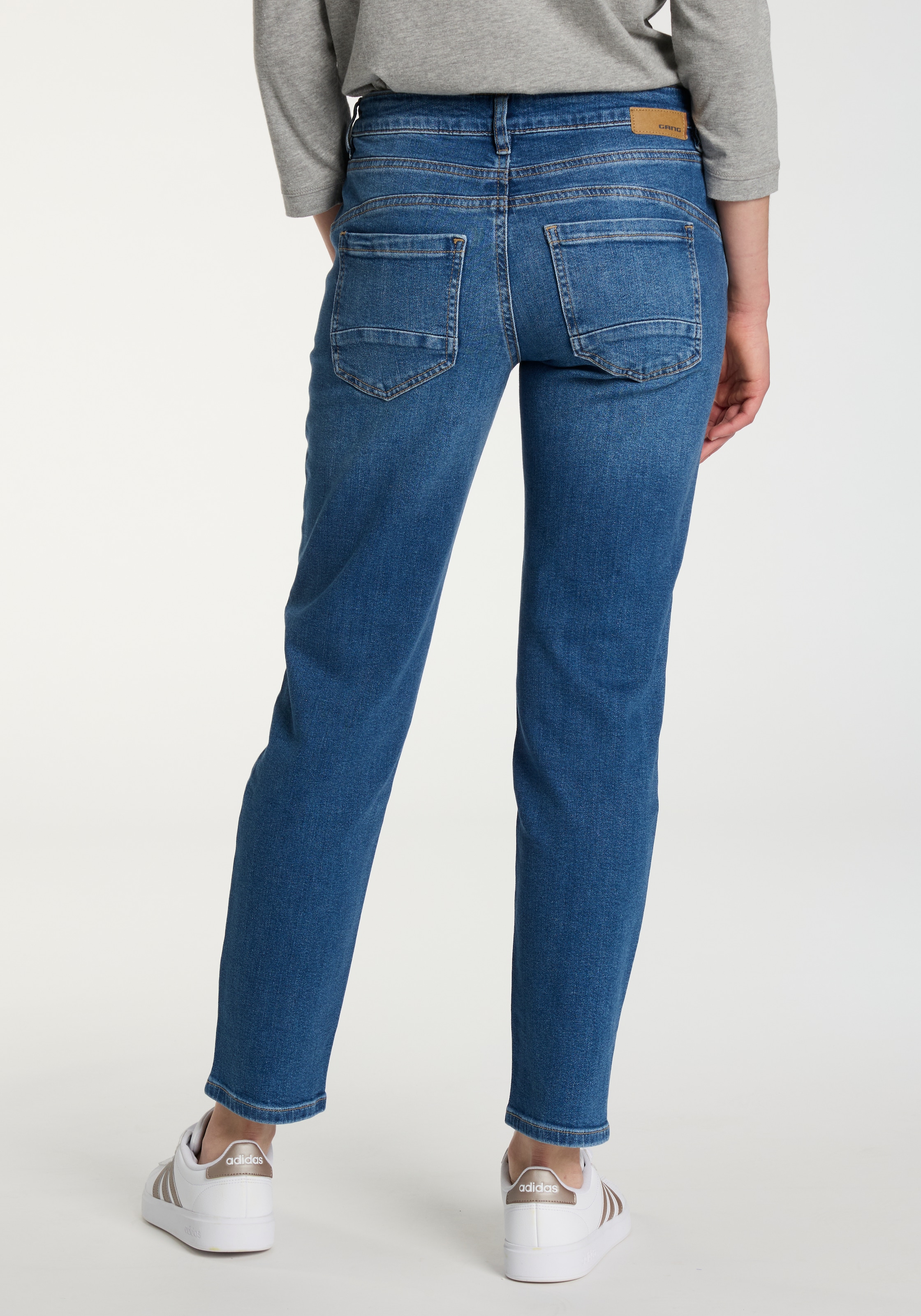 GANG 5-Pocket-Jeans »94JOLINE BOYFRIEND« in cropped Länge