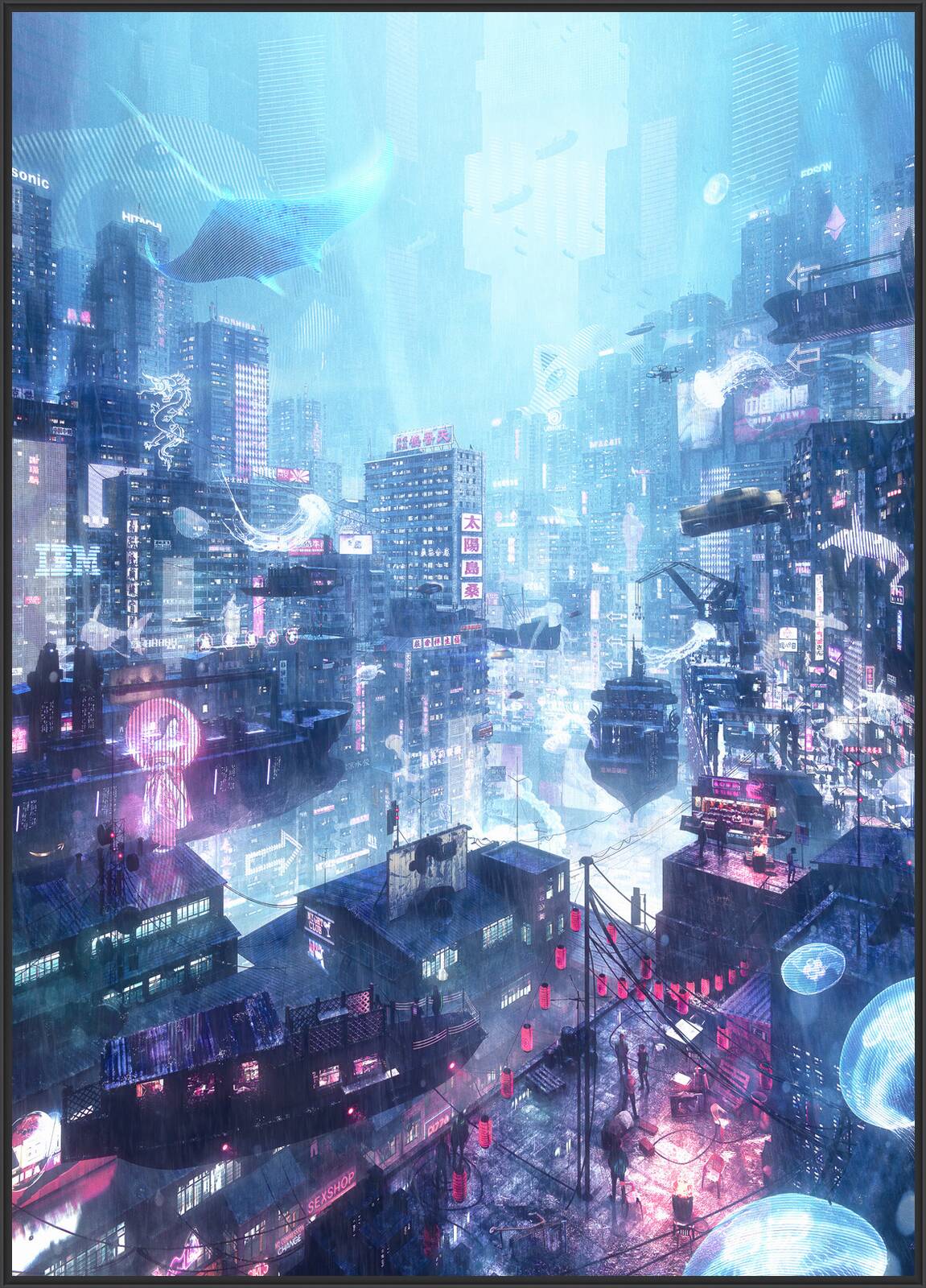 Neo Kowloon by Arnaud Imobersteg - Limited Edition. Edition of: 150. Signed.