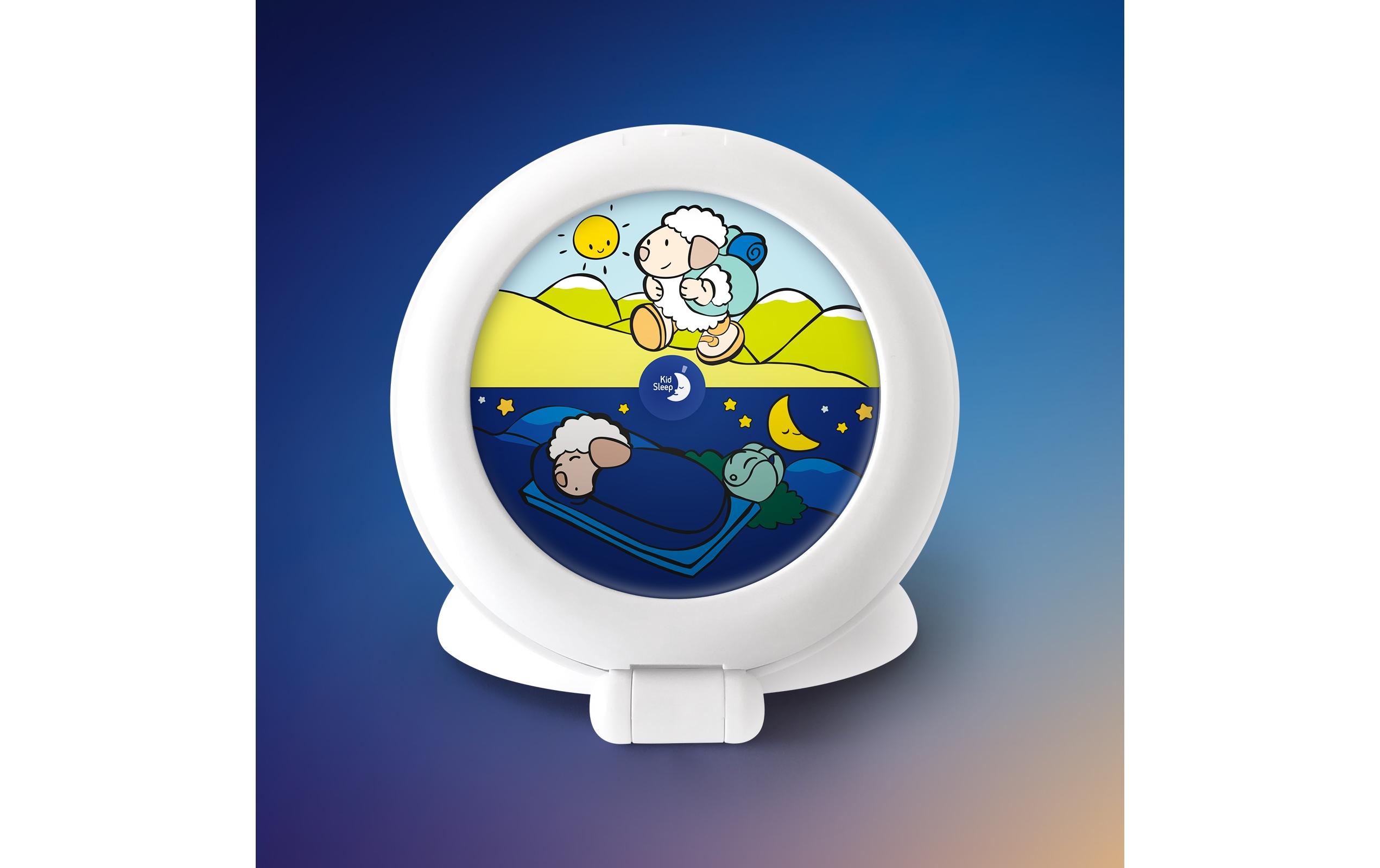 Wecker KidSleep Globetrotter WeissSchlaftrainer mit Projektionen